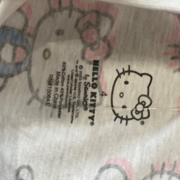 NWT Hello Kitty Girls T-Shirt - Size 4 - Picture 4 of 5